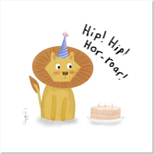 Mr lions pun fun birthday Posters and Art